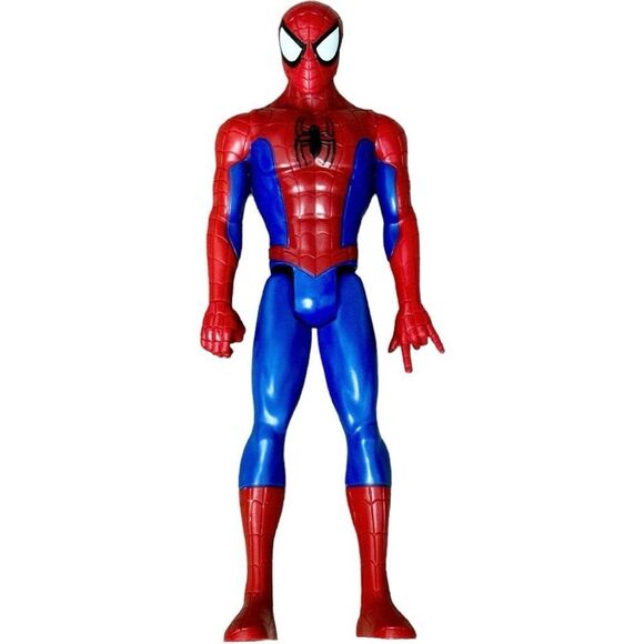 Spider-Man Marvel Titan Hero Series 12 Inch Res & Blue Action Figurine Toy. - Picture 1 of 5